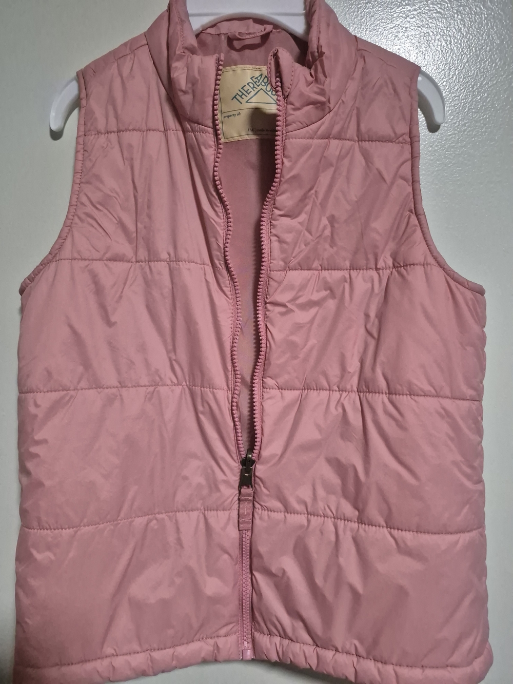 Pink Quilted Kids Vest